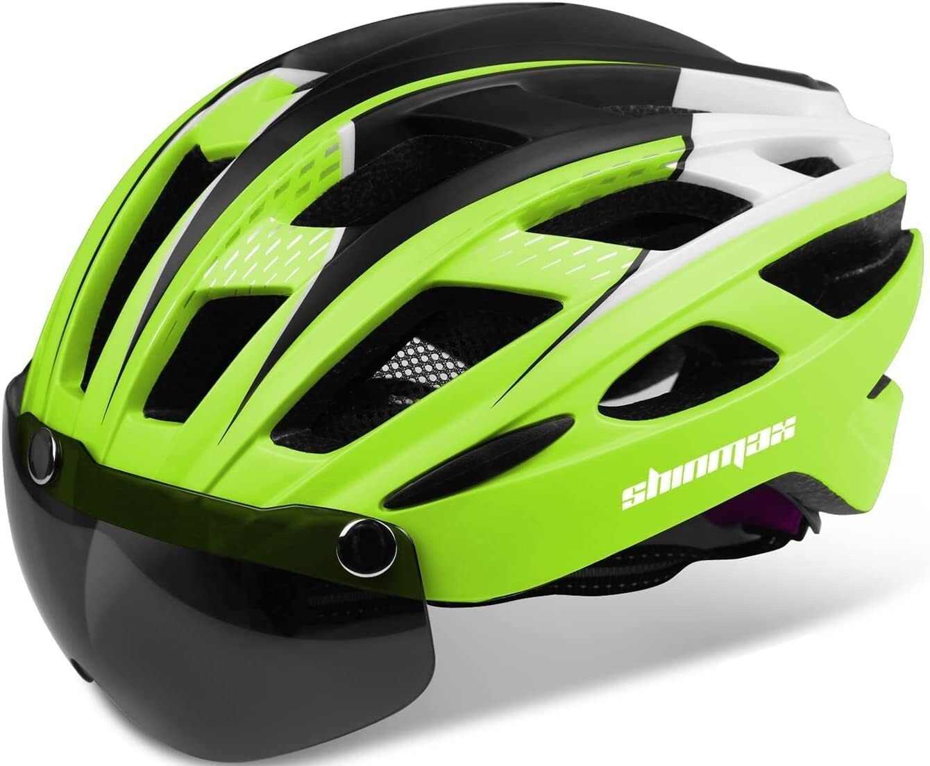 Casque vélo route avec visière magnétique – Image 3