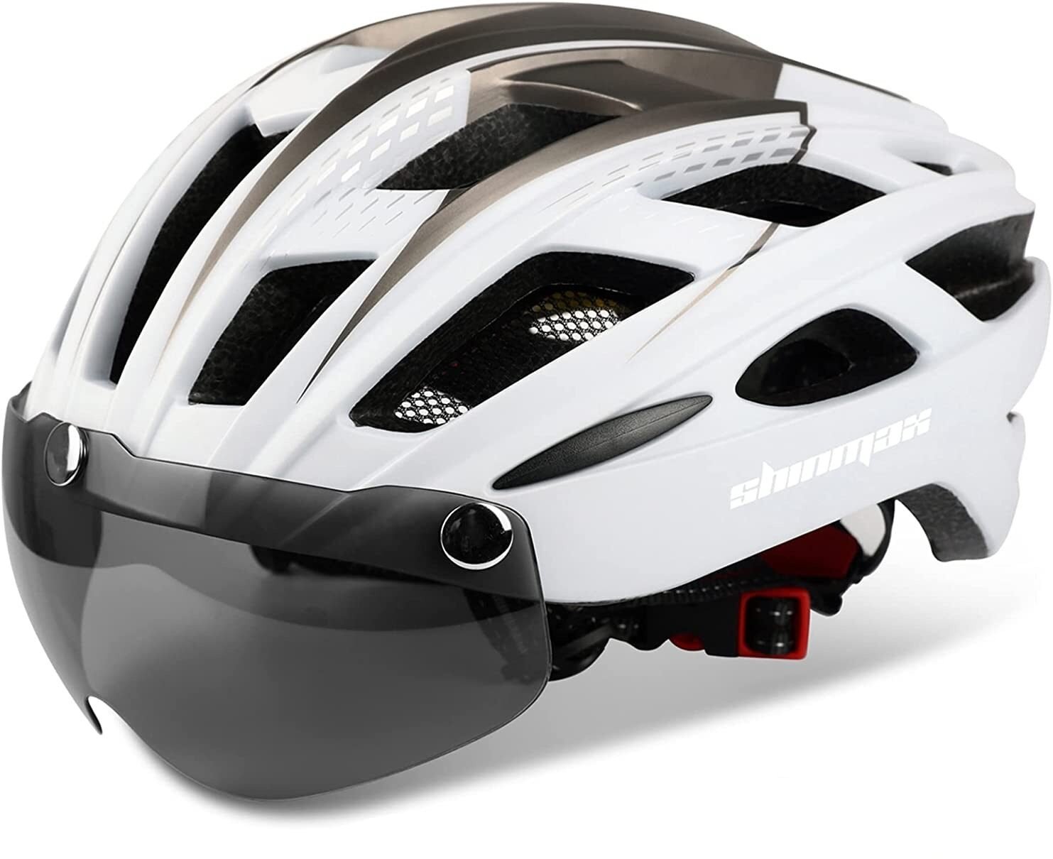Casque vélo route avec visière magnétique – Image 2