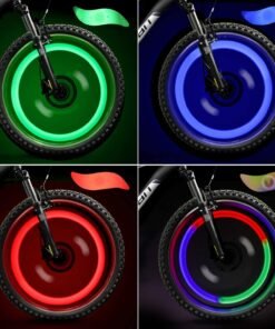 Roues lumineuses vélo lot de 4