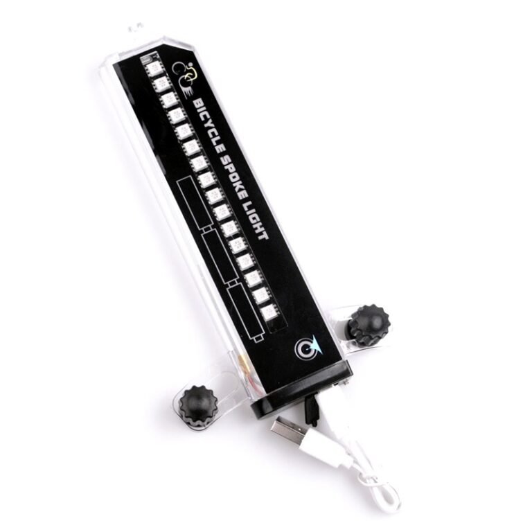 Lampe LED Programmable Pour Vélo - DIY, étanche, Effets Lumineux Sur Les Roues