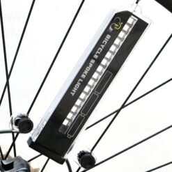 2 Lampes LED Rechargeables Pour Moyeu De Roue Vélo/enfant - 7 Couleurs, 18 Modes, étanche IP65