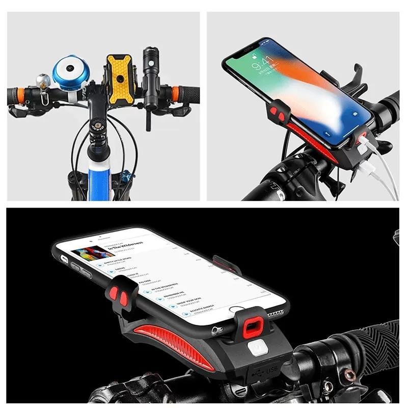 Porte téléphone vélo multi-fonctions 5 porte telephone velo 4 en 1