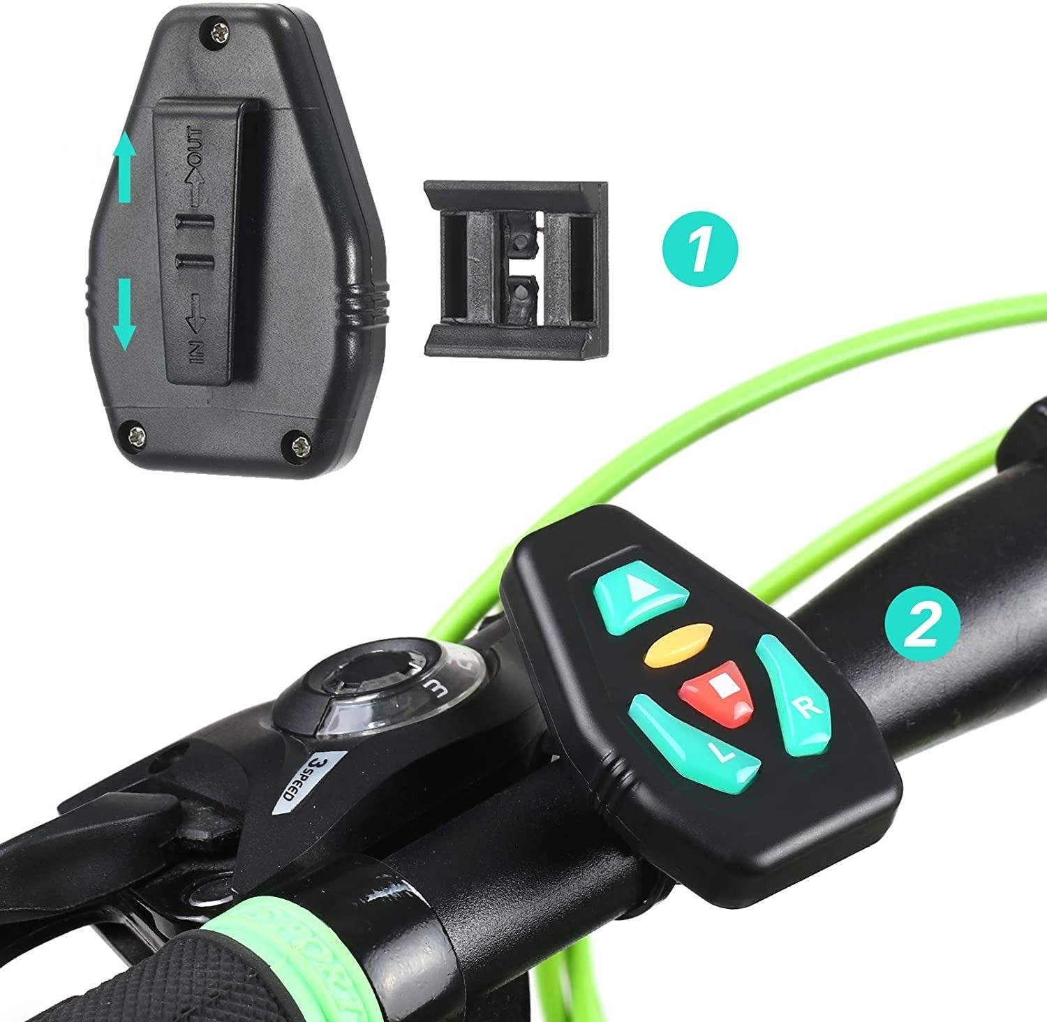 Gilet Dossard LED 48 Lumières Clignotant Avec Télécommande - Rechargeable Pour Vélo Trottinette