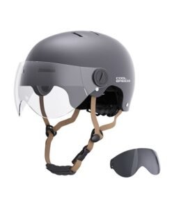 Casque vélo ou trottinette urbain avec visière