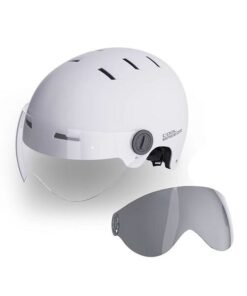 Casque vélo ou trottinette urbain avec visière 