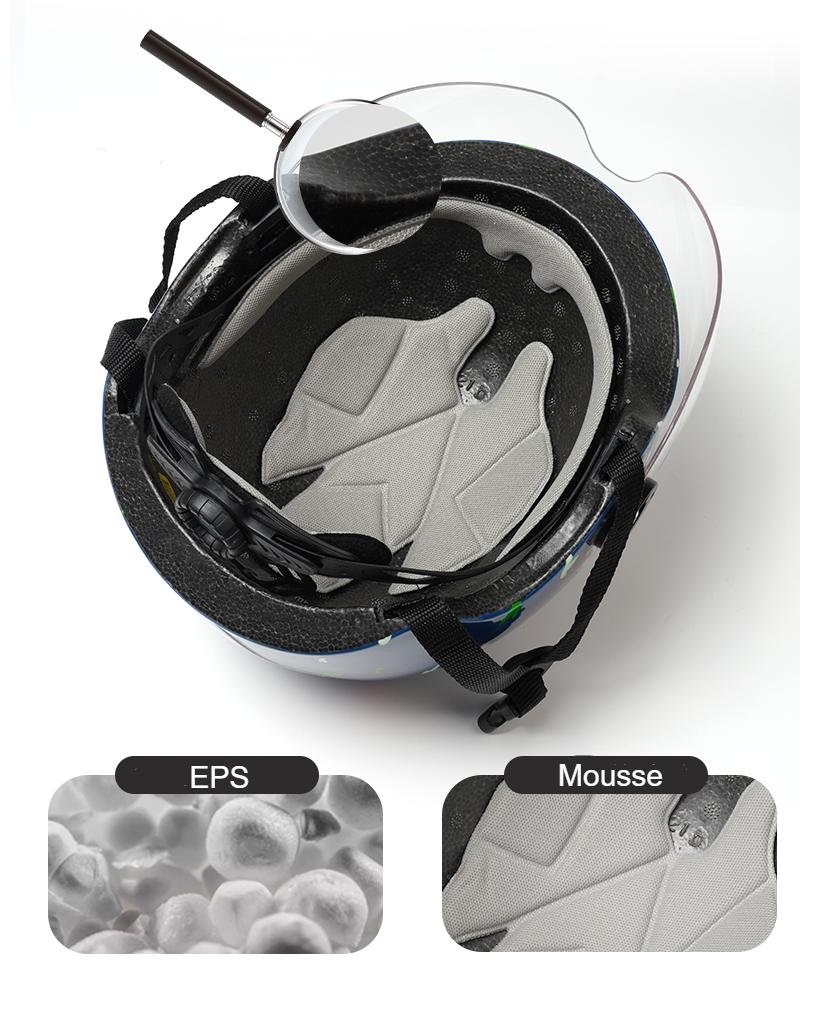 Child bike helmet with visor for boys and girls 2 to 10 years Urban