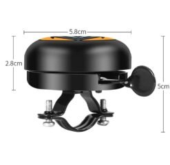 Sonnette vélo regard noir