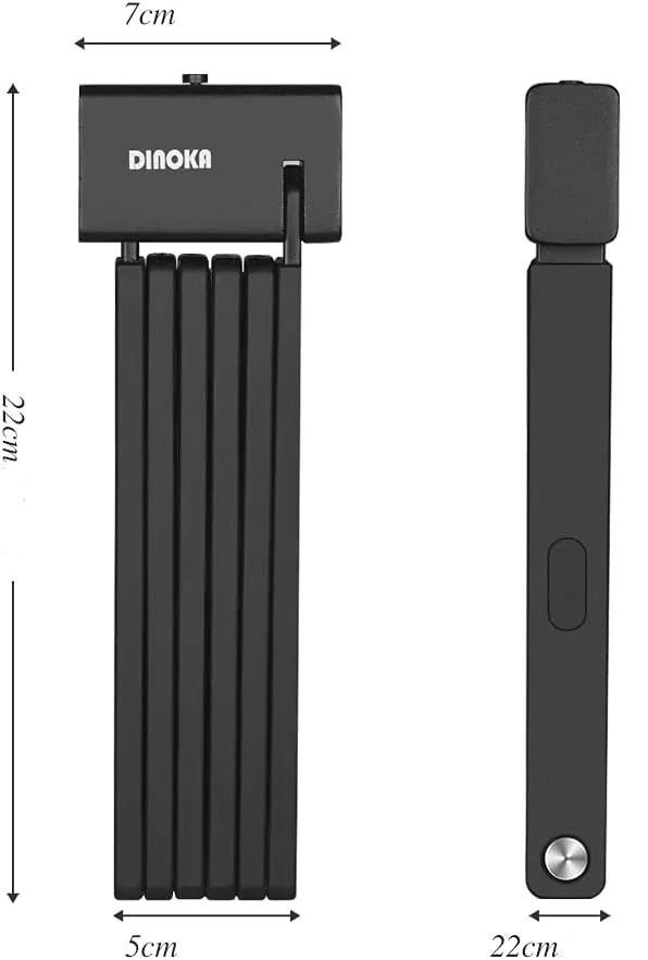 Chaîne antivol vélo pliable 20