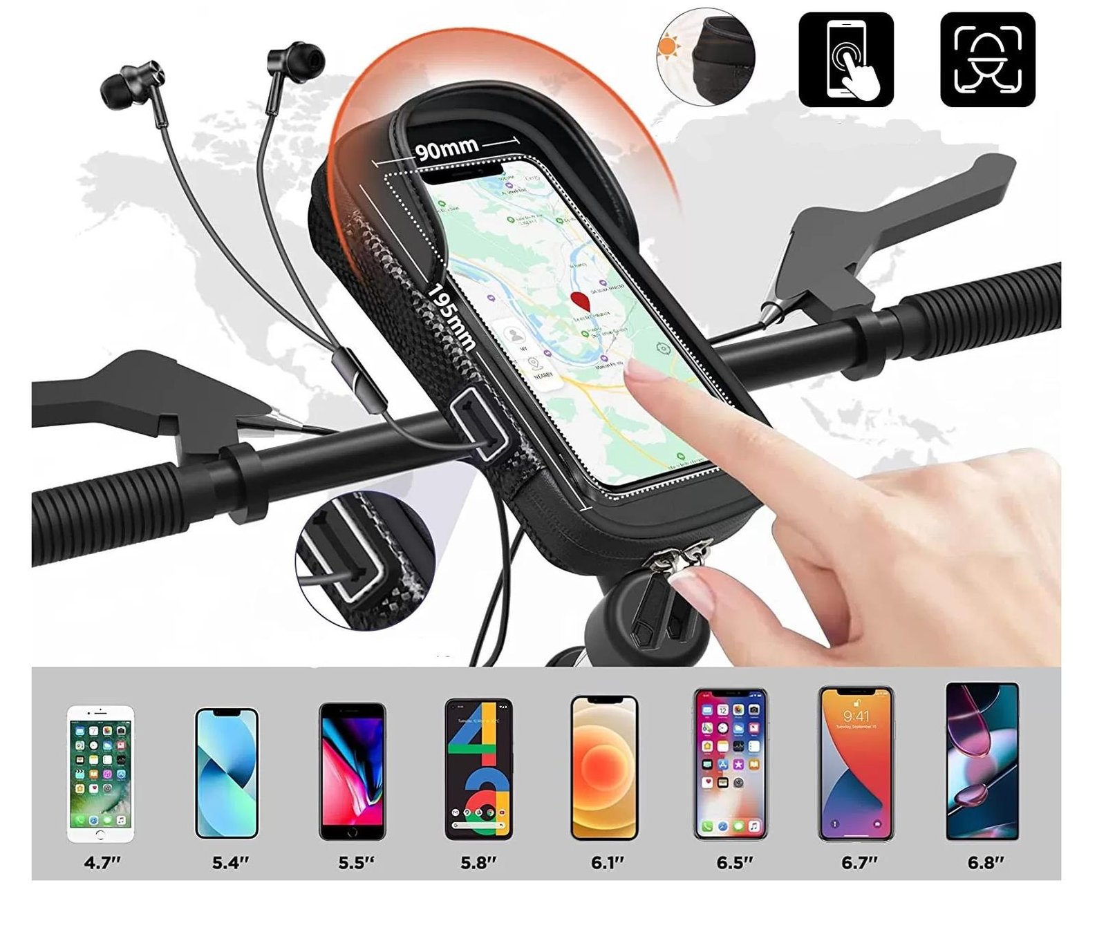 Smart, haute qualité et portable support de téléphone vélo pour