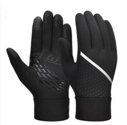 Gants vélo hiver imperméables avec réflécteur