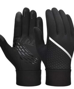 Gants vélo hiver imperméables avec réflécteur