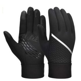 Gants vélo hiver imperméables avec réflécteur