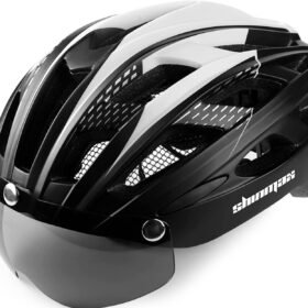 Casque vélo route avec visière magnétique