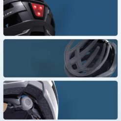 Bike helmet with visor and LED 17 Bike helmet with visor and LED 16