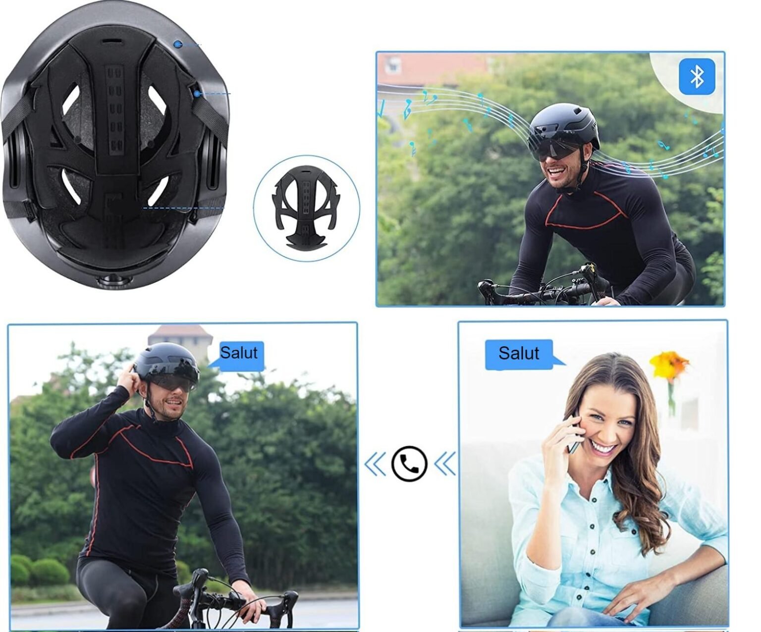 Visière pour casque modulable Vito Furio transparente – Équipement