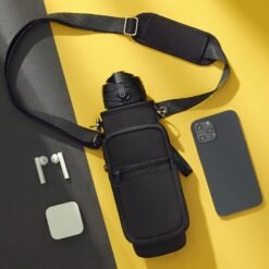 Gourde sport 1 litre avec étui de rangement 17