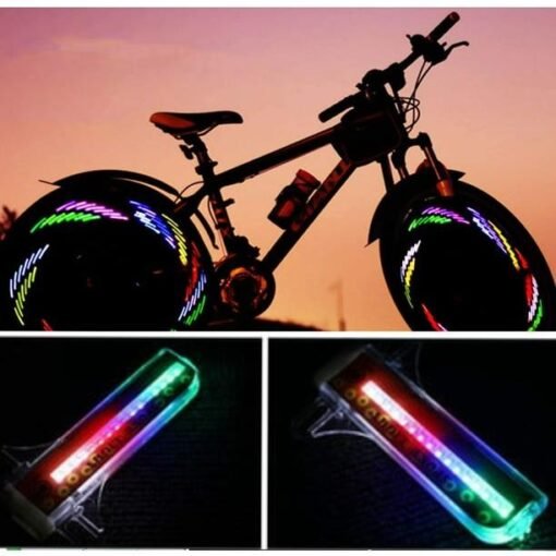 Lot de 18 bandes lumineuses LED RVB pour moto avec contrôle par application, étanche et multicolore avec télécommande sans fil RF à 4 touches, sous-éclairage de moto avec synchronisation de la musique