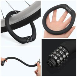 Antivol Vélo à Code Circulaire Compact sur un vélo