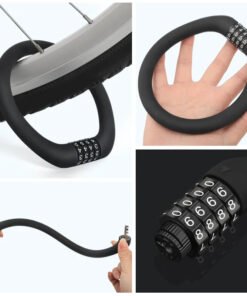 Antivol Vélo à Code Circulaire Compact sur un vélo