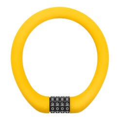 Antivol Vélo à Code Circulaire Compact jaune