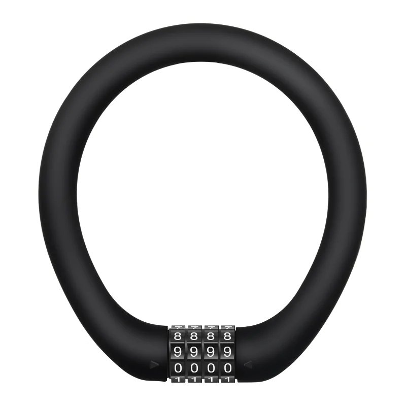 Antivol Vélo à Code Circulaire Compact noir