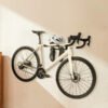 Support Mural de Vélo Pliable en Acier Renforcé