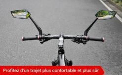 Rétroviseur de vélo haute définition avec bras allongé