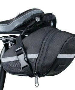 Sacoche de Selle de Vélo Haute Résistance avec Bandes Réfléchissantes