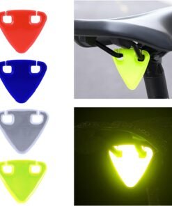 Réflecteur de Vélo Triangulaire en TPU Haute Visibilité (Pack de 5)