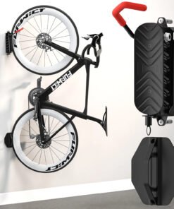 Support Mural Vertical avec Crochet Pivotant pour Vélo