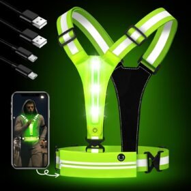 Harnais de Sécurité LED Haute Visibilité - 360° Urbain