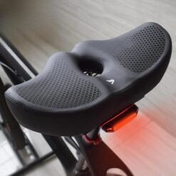 Selle de Vélo en Gel Ergonomique avec Éclairage Arrière