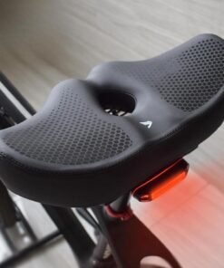 Selle de Vélo en Gel Ergonomique avec Éclairage Arrière