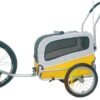 Remorque Vélo et Poussette pour Chien en Aluminium Pliable