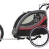 Remorque Vélo et Poussette Convertible pour 1 à 2 Enfants