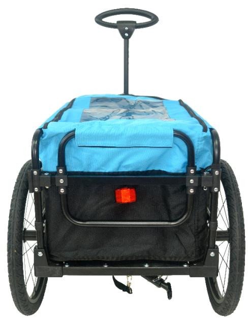 Remorque de Transport et Chariot Piéton 2-en-1 en Aluminium – Image 2