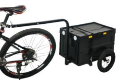Remorque de Transport Cargo avec Bac Pliable et Refermable