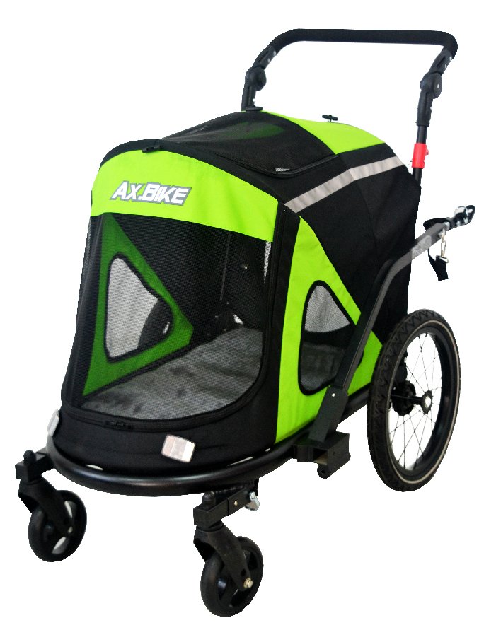 Remorque Vélo et Poussette Convertible pour Grand Chien – Image 5