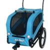 Remorque Vélo et Poussette Convertible pour Petit Chien