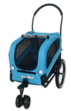 Remorque Vélo et Poussette Convertible pour Petit Chien
