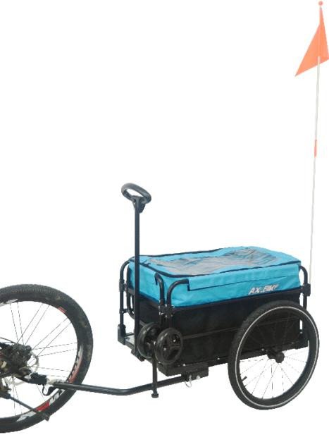 Remorque de Transport et Chariot Piéton 2-en-1 en Aluminium – Image 3