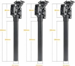 Tige de Selle Suspendue Parallélogramme CNC RCX