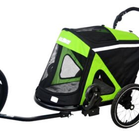Remorque Vélo et Poussette Convertible pour Grand Chien