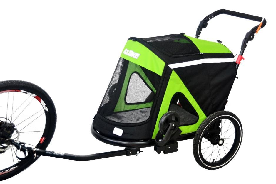 Remorque Vélo et Poussette Convertible pour Grand Chien